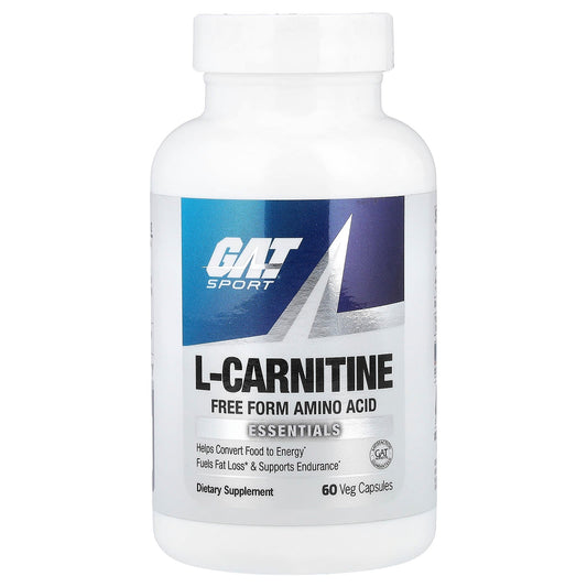 GAT L-Carnitine 500mg - Boost Energy & Endurance | 60 Veg Capsules - Image 1