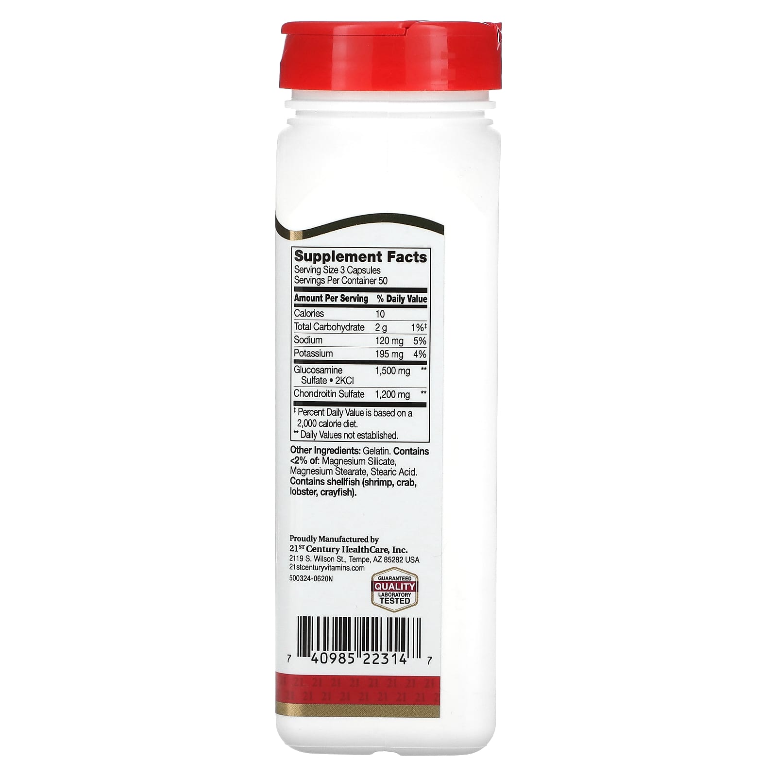 Double Strength Glucosamine Chondroitin 150 Capsules for Joint Health - Image 2