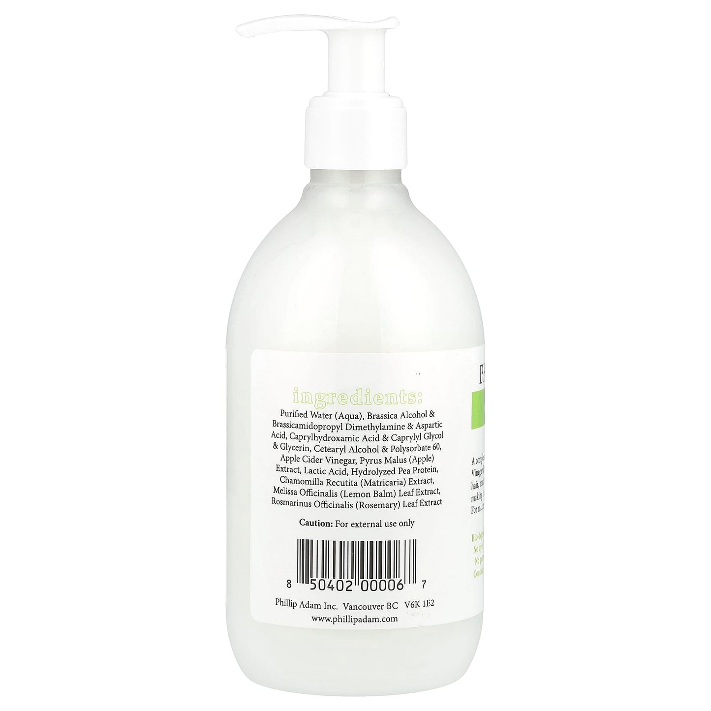 Phillip Adam, Conditioner, Apple Cider Vinegar, 12 fl oz (355 ml) - Image 2