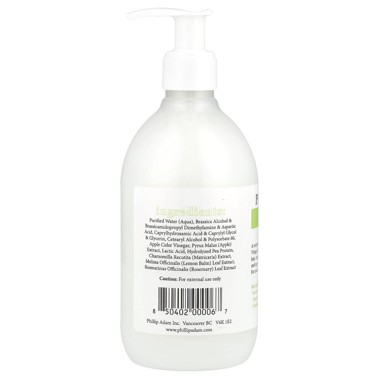Phillip Adam, Conditioner, Apple Cider Vinegar, 12 fl oz (355 ml) - Image 2