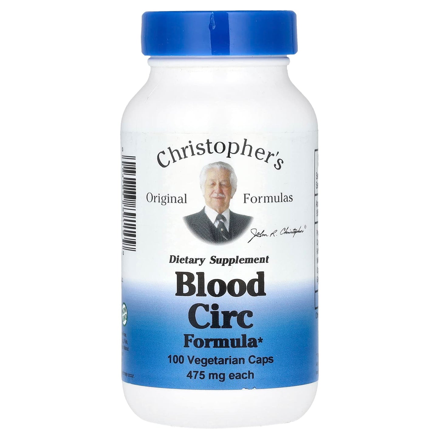 Christopher's Original Formula - Circulatory System Support, 100 Vegan Capsules - Image 1
