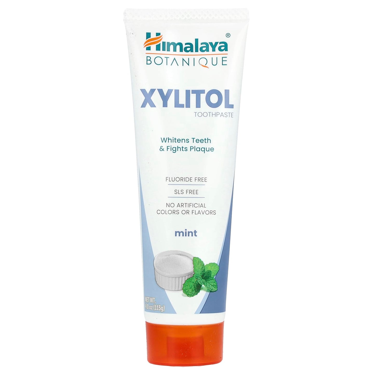 Himalaya Xylitol Toothpaste, Mint, 4 oz, Natural Plaque Fighter - Image 1
