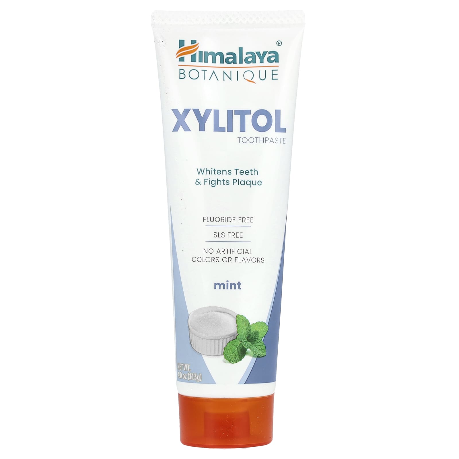 Himalaya Xylitol Toothpaste, Mint, 4 oz, Natural Plaque Fighter - Image 1