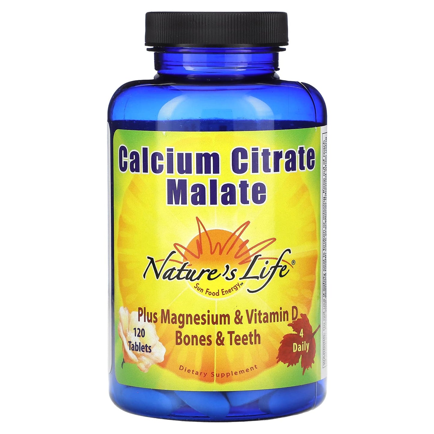Nature's Life, Calcium Citrate Malate, 120 Tablets - Image 1