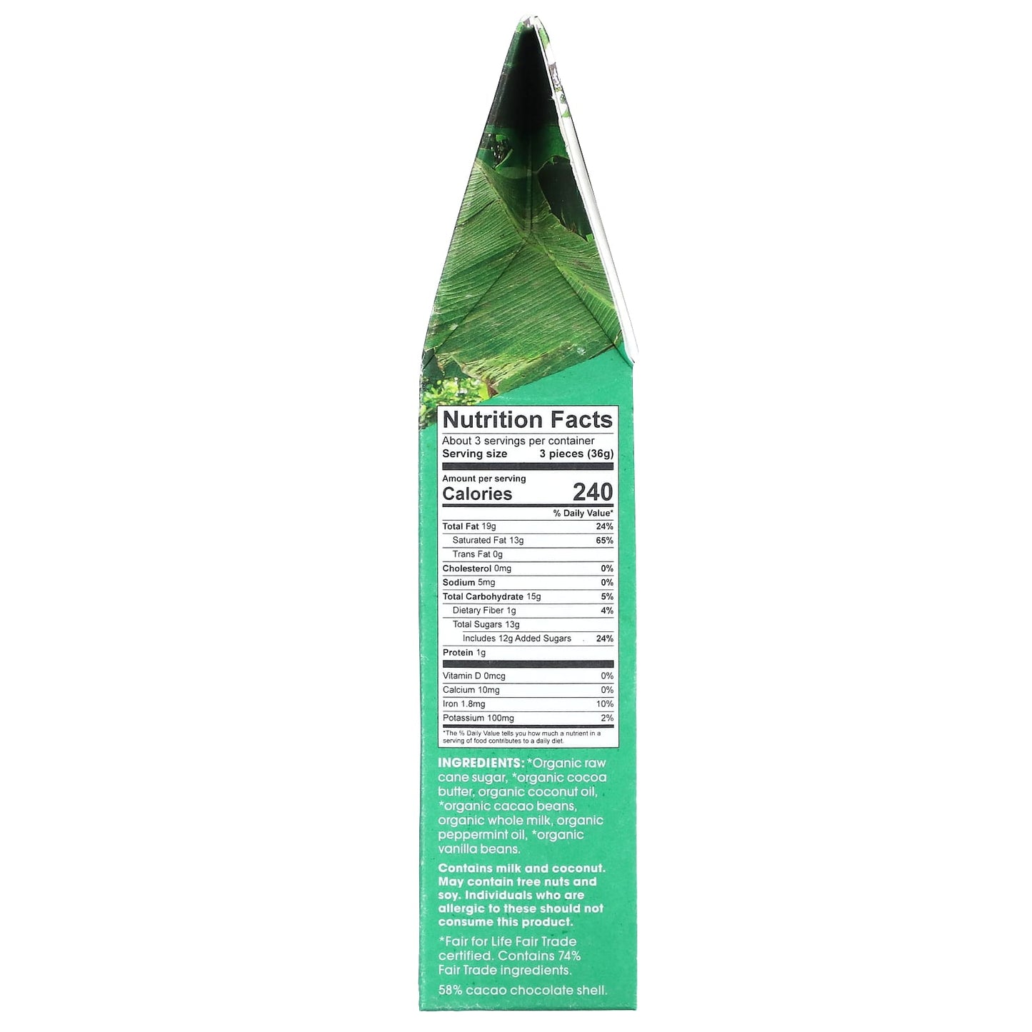 Dark Chocolate Organic Mint Creme Truffles by Alter Eco, 4.2 oz - Image 2