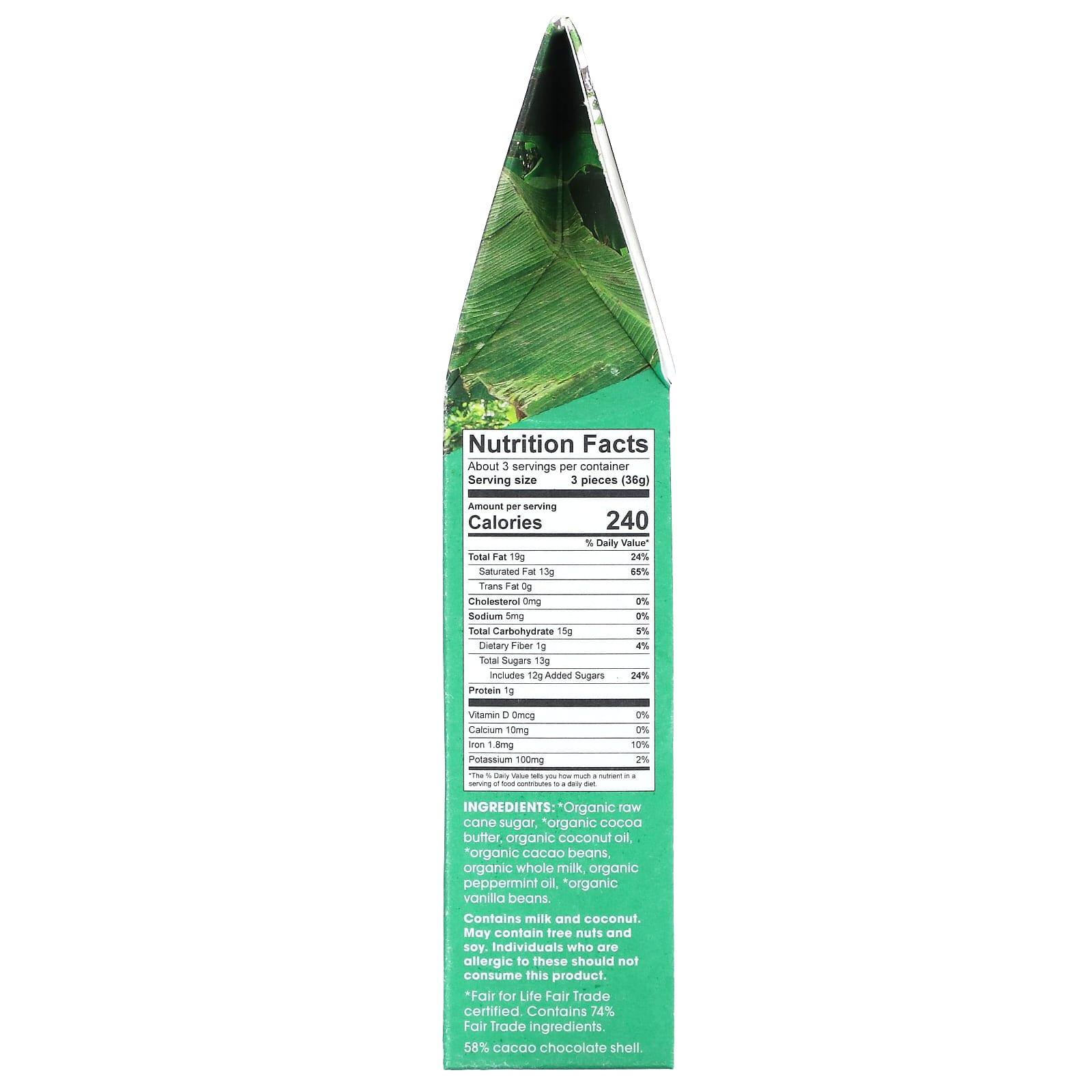 Dark Chocolate Organic Mint Creme Truffles by Alter Eco, 4.2 oz - Image 2