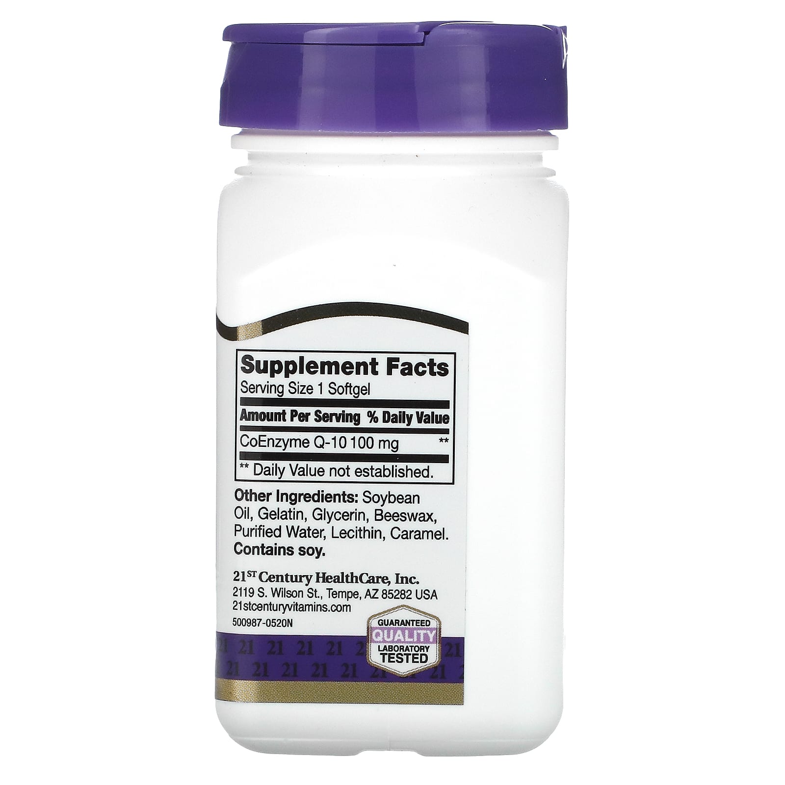 21st Century Liquid Filled CoQ-10, 100mg Heart Health Supplement - Image 2