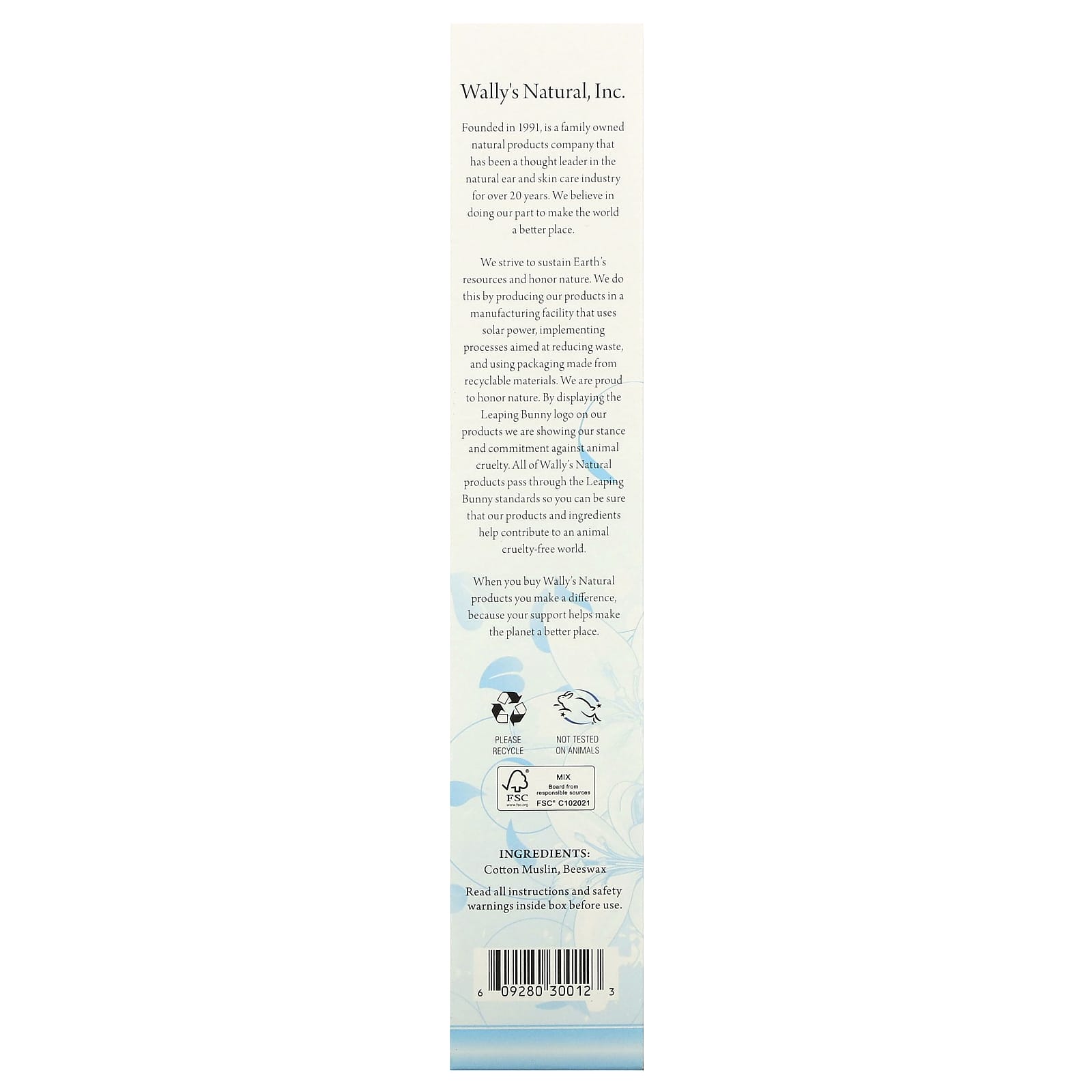 Wally's Natural, Beeswax Ear Candles, Luxury Collection, Unscented, 12 Candles - Image 2