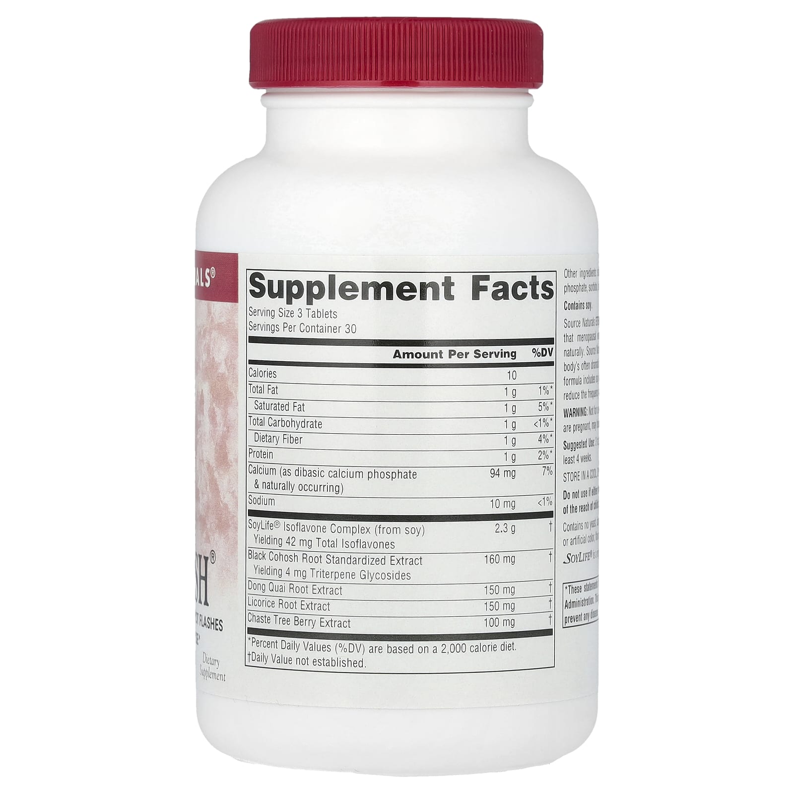 Source Naturals, Hot Flash, 90 Tablets - Image 2