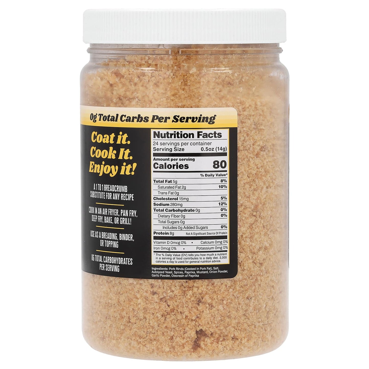 Pork King Good, Pork Rind Crumbs, Original, 12 oz (340 g) - Image 2