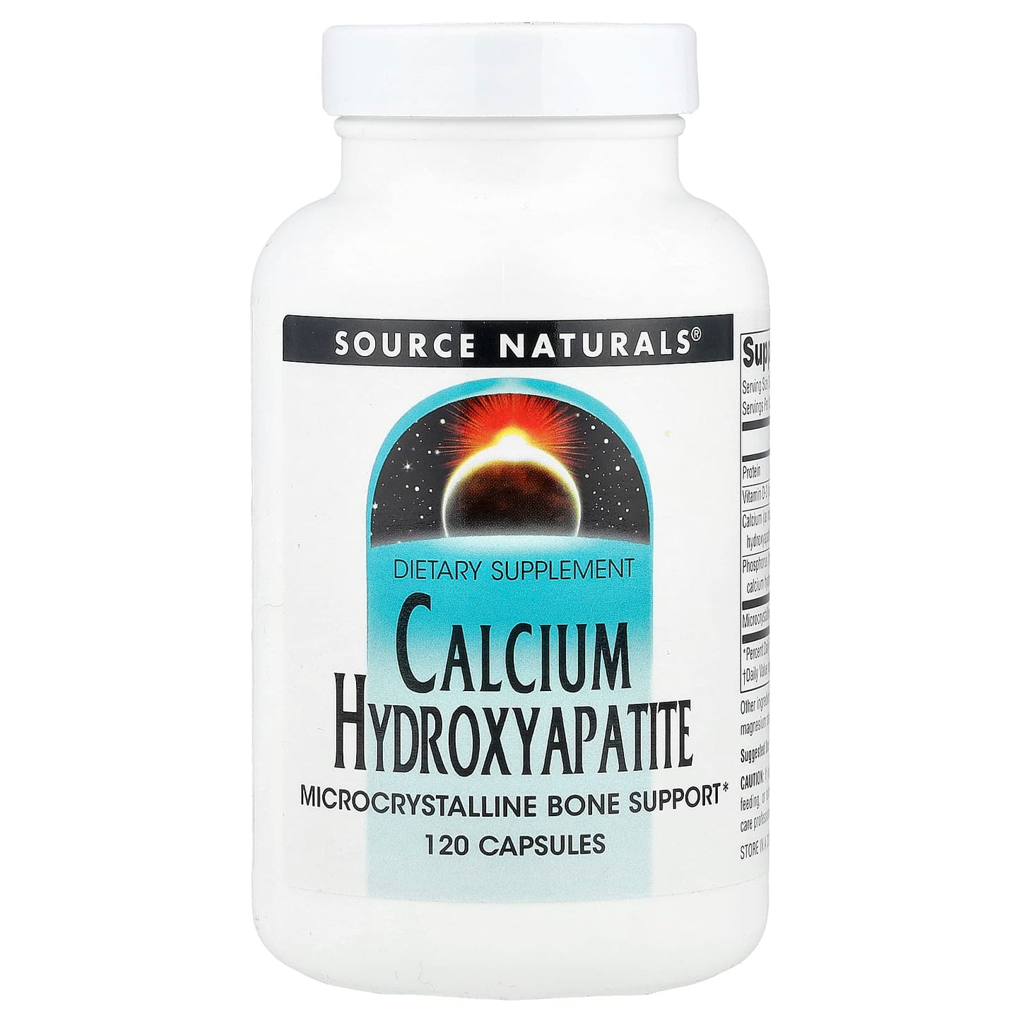Source Naturals, Calcium Hydroxyapatite, 120 Capsules - Image 1