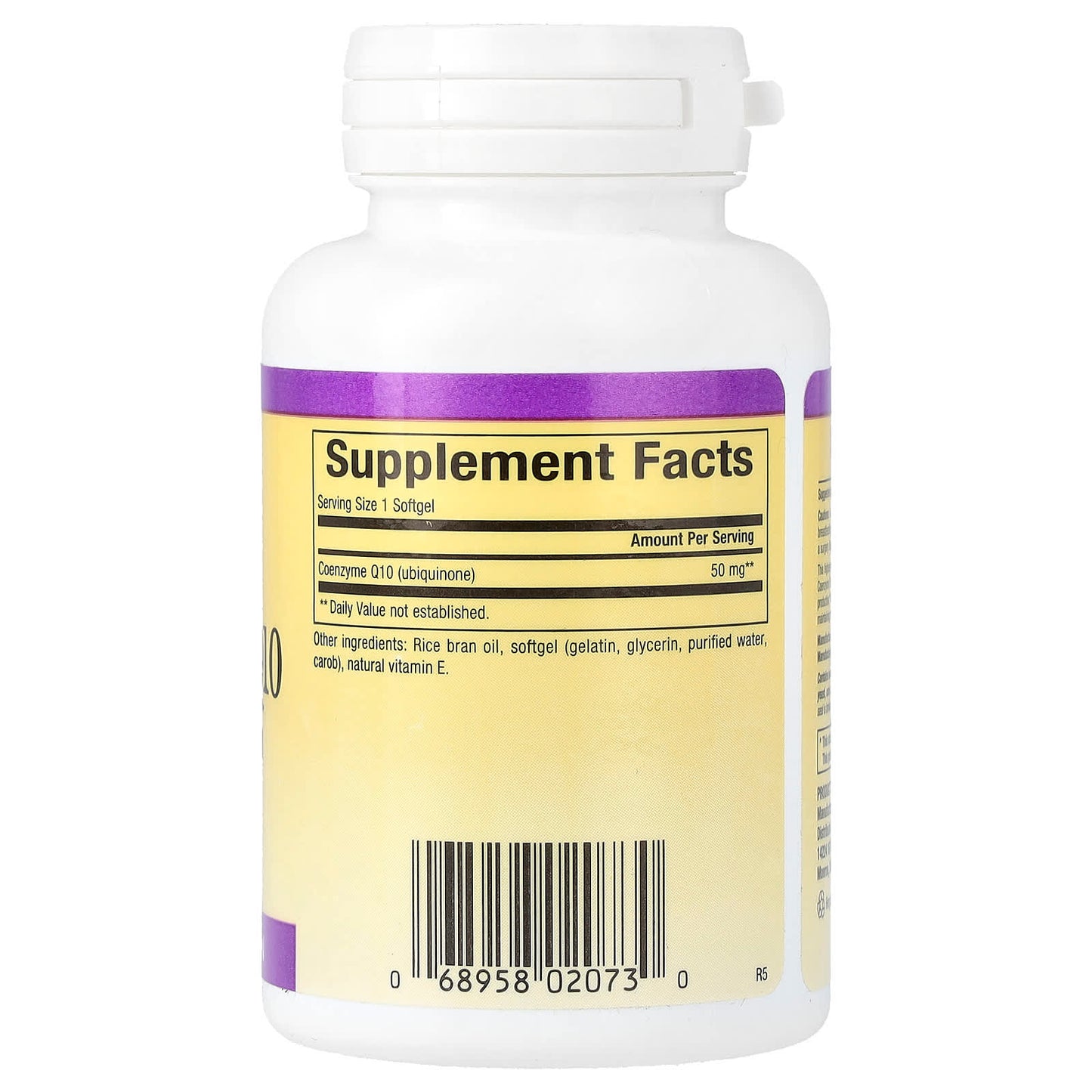 Natural Factors, Coenzyme Q10, 50 mg, 60 Softgels - Image 2