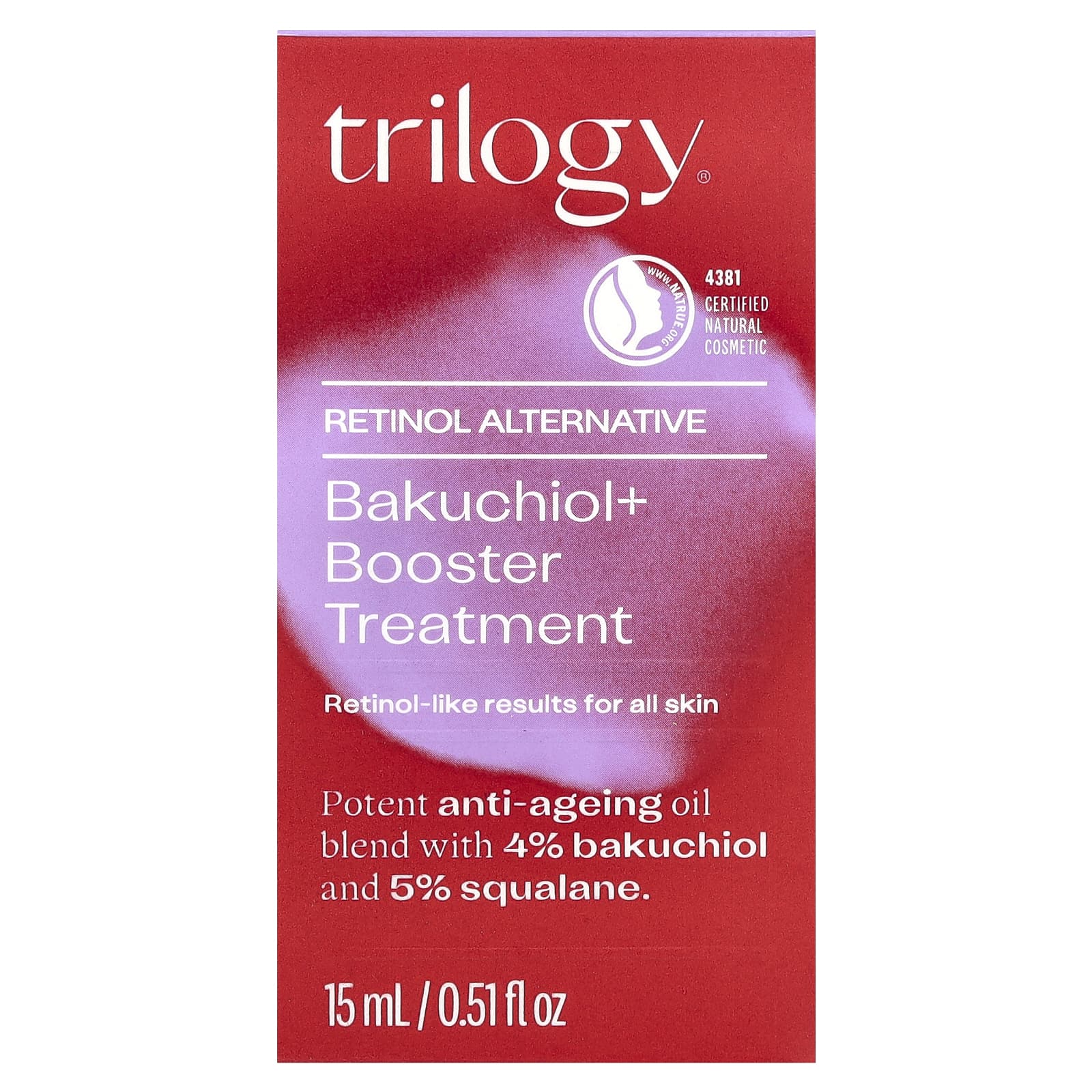 Trilogy, Bakuchiol + Booster Treatment, 0.51 fl oz (15 ml) - Image 2
