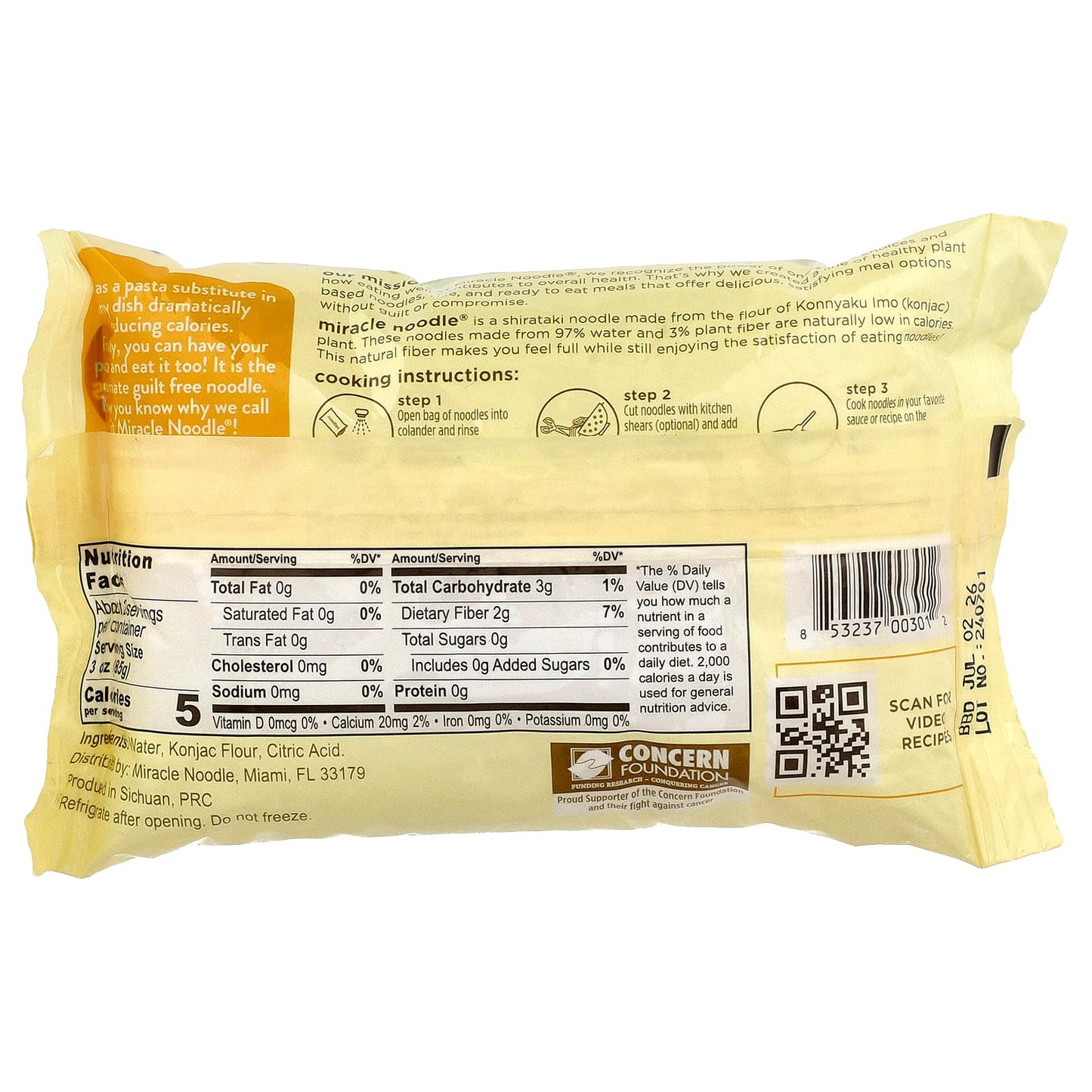 Miracle Noodle, Fettuccine Style, 7 oz (200 g) - Image 2