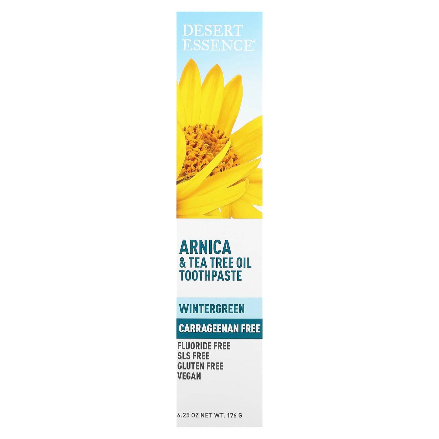 Desert Essence Arnica & Tea Tree Oil Toothpaste, 6.25 oz (176g) - Image 2