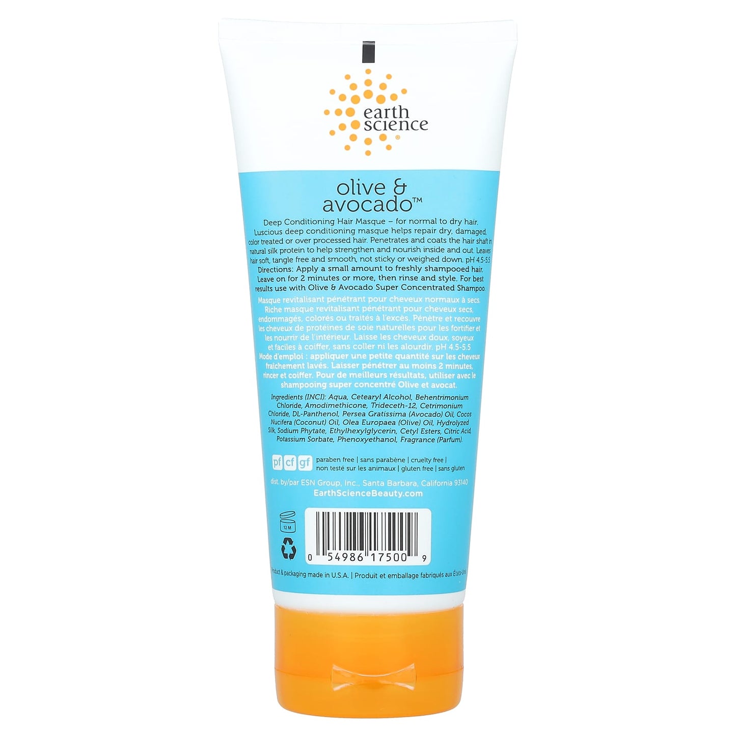 Deep Conditioning Hair Mask by Earth Science - Nourish Dry Hair - Image 2