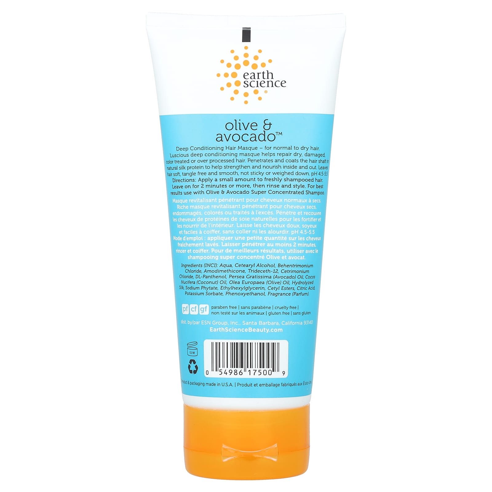 Deep Conditioning Hair Mask by Earth Science - Nourish Dry Hair - Image 2