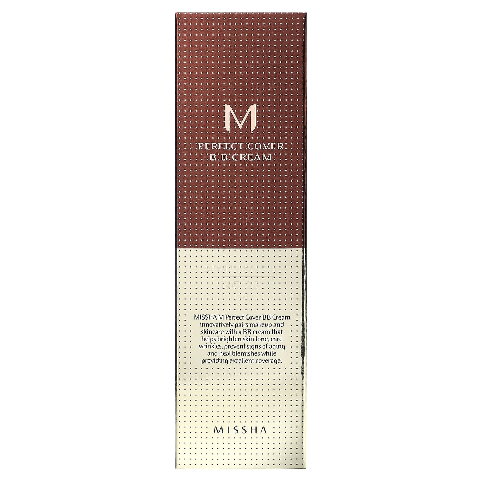Missha, M Perfect Cover B.B Cream, SPF 42 PA+++, No. 23 Natural Beige, 1.7 oz (50 ml) - Image 2
