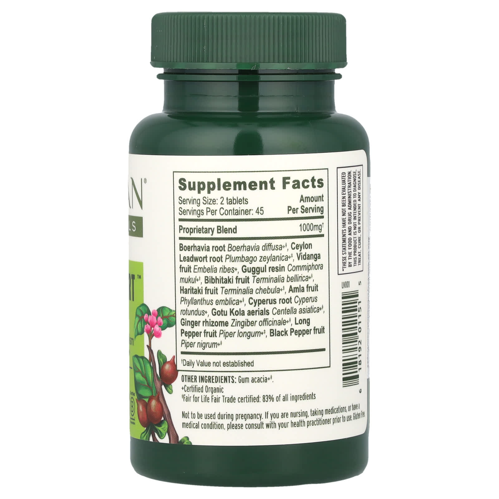 Banyan Botanicals Trim Support USDA Organic Weight Management Tablets - Image 2