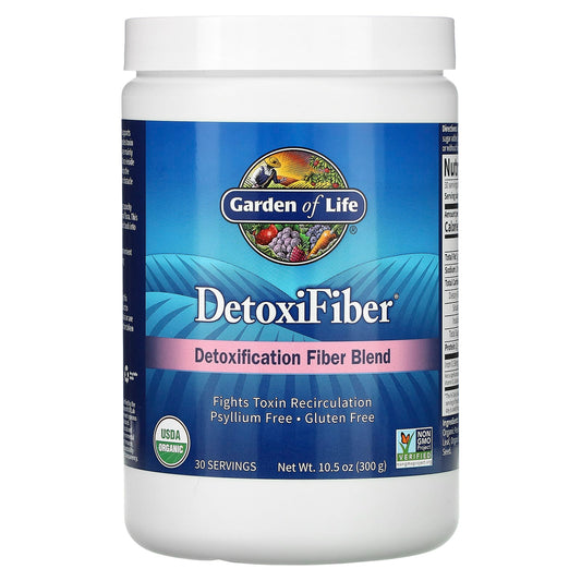 Garden of Life DetoxiFiber - USDA Organic, Gluten Free, 30 Servings - Image 1