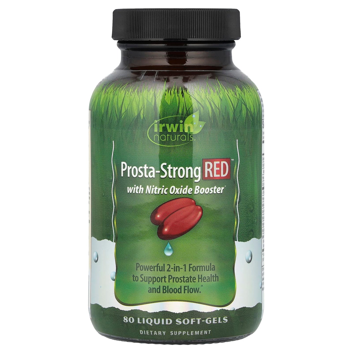 Irwin Naturals Prosta-Strong RED for Men's Prostate Support & Blood Flow - Image 1