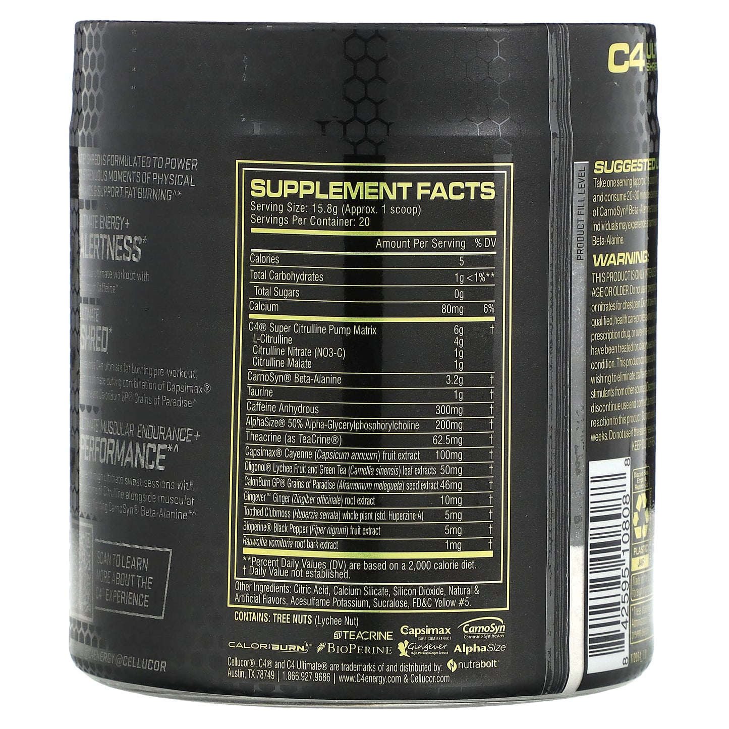 C4 Ultimate Shred Pre-Workout for Energy & Fat Burning - Image 2
