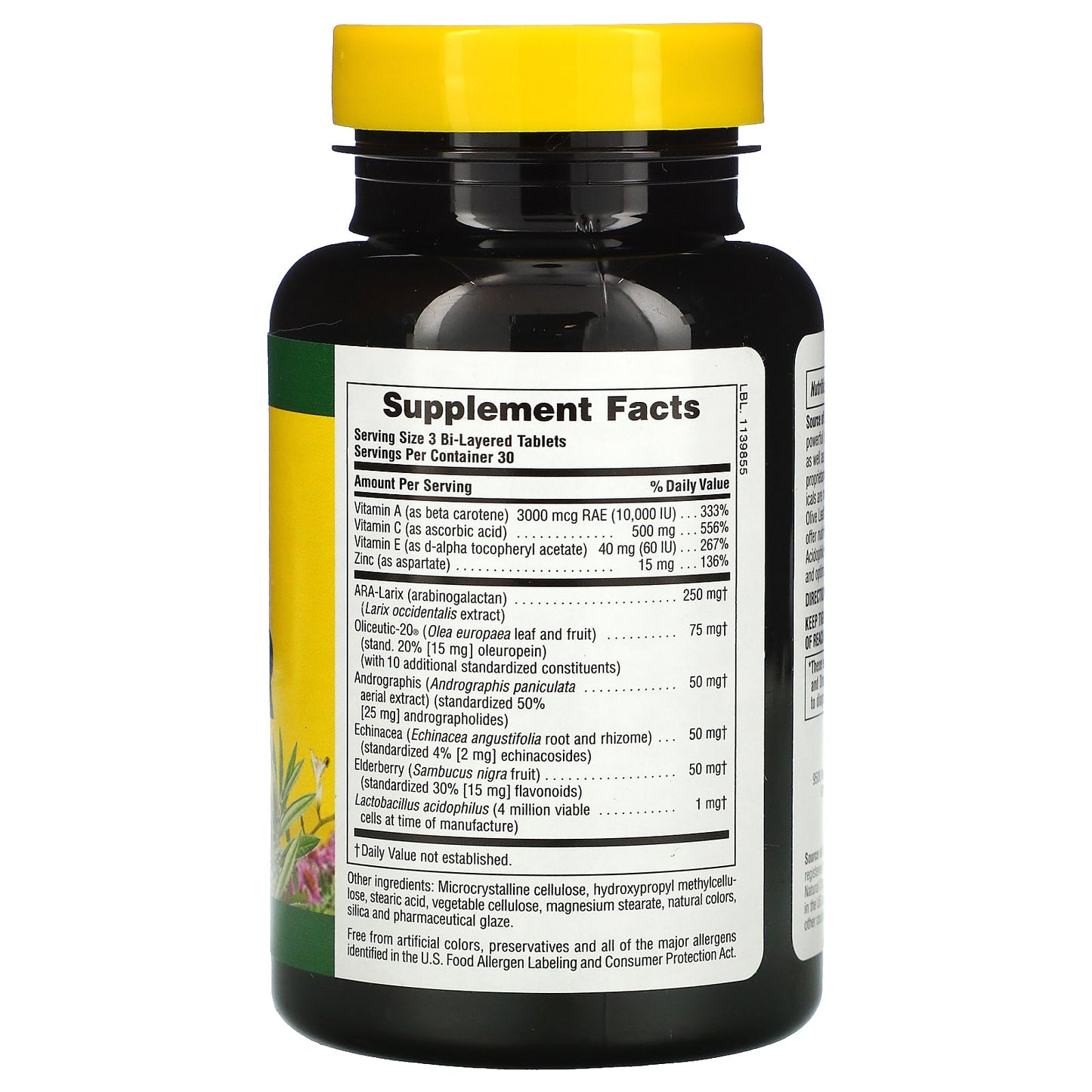 NaturesPlus, Source of Life, Immune Booster, 90 Tablets - Image 2