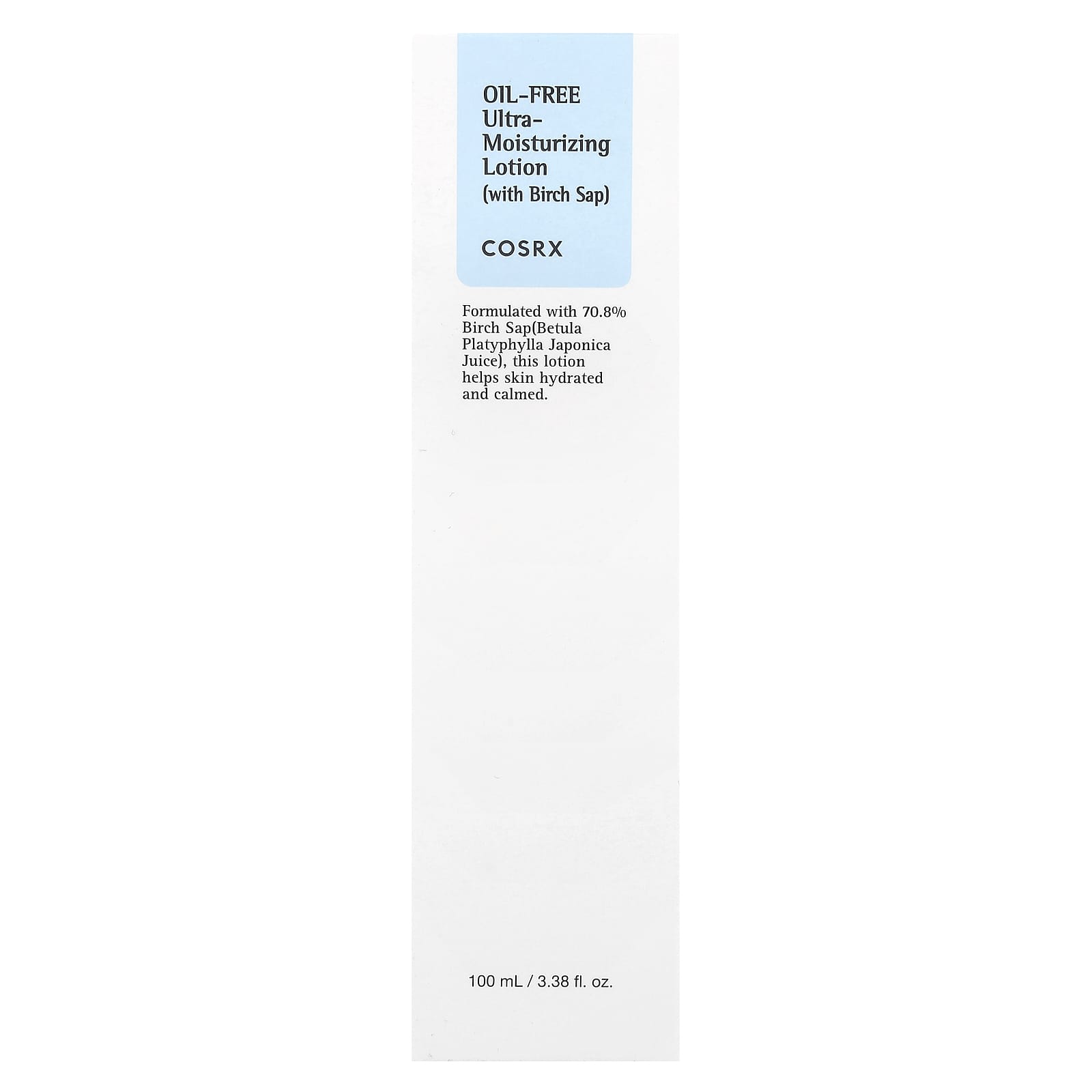 Oil-Free Ultra-Moisturizing Lotion with Birch Sap by CosRx - Image 2