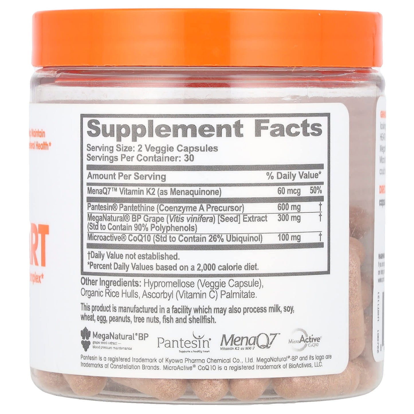 The Genius Brand, Genius Heart , 60 Veggie Capsules - Image 2