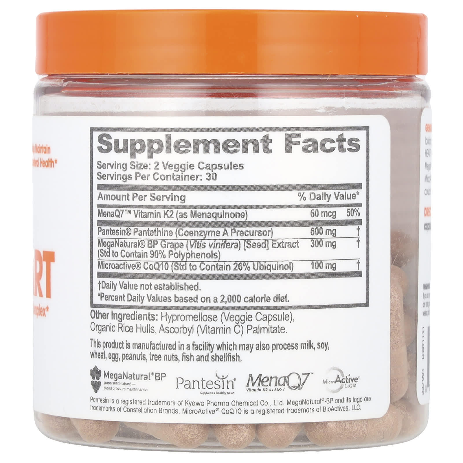 The Genius Brand, Genius Heart , 60 Veggie Capsules - Image 2