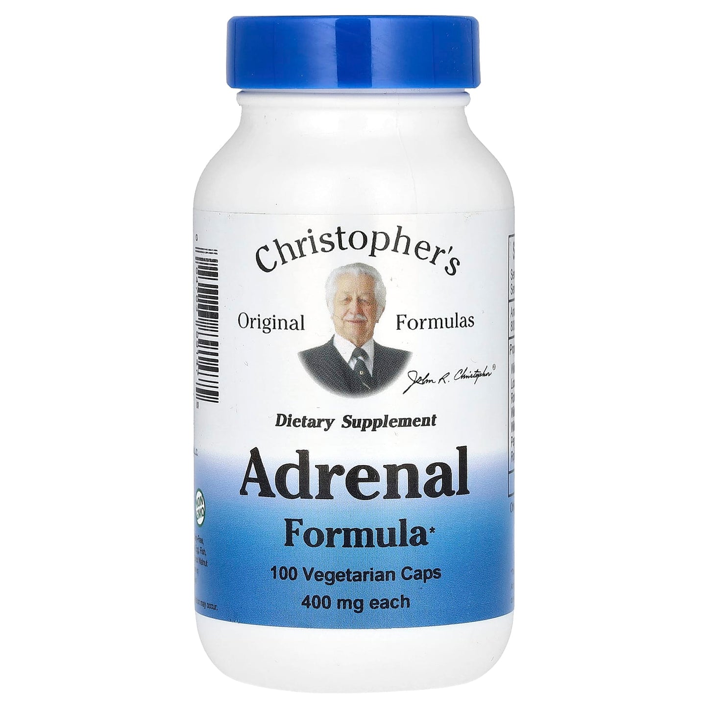 Adrenal Support Formula by Christopher's Original Formulas - 100% Veg Caps - Image 1