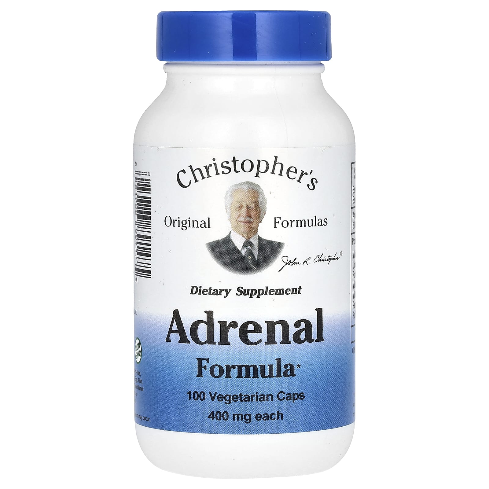 Adrenal Support Formula by Christopher's Original Formulas - 100% Veg Caps - Image 1