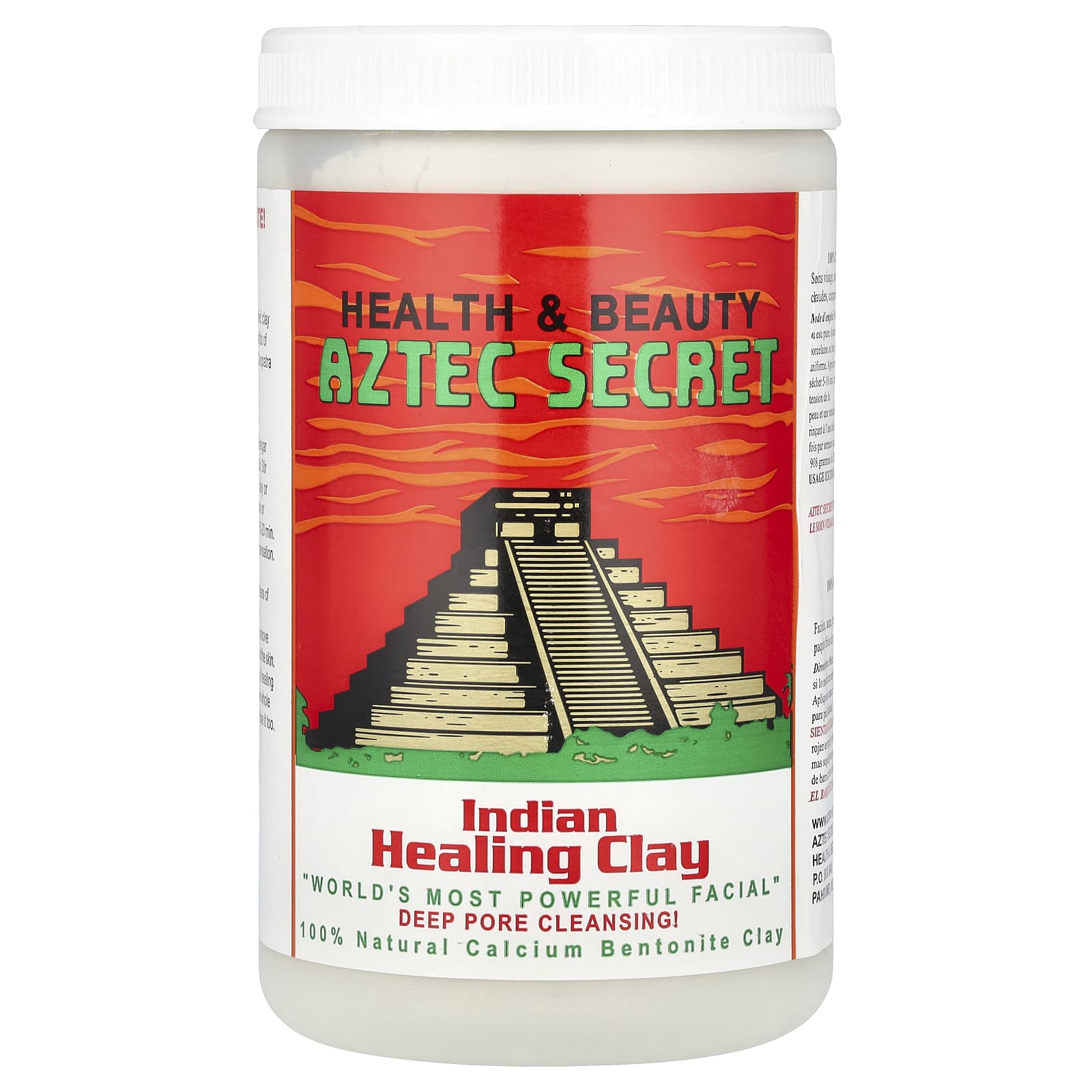 Deep Pore Cleansing with Aztec Secret Indian Healing Clay, 2 lbs (908g) - Image 1
