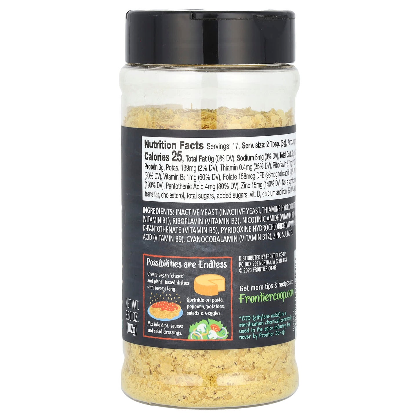 Nutritional Yeast by Frontier Co-op - Vegan Cheese Alternative - Image 2