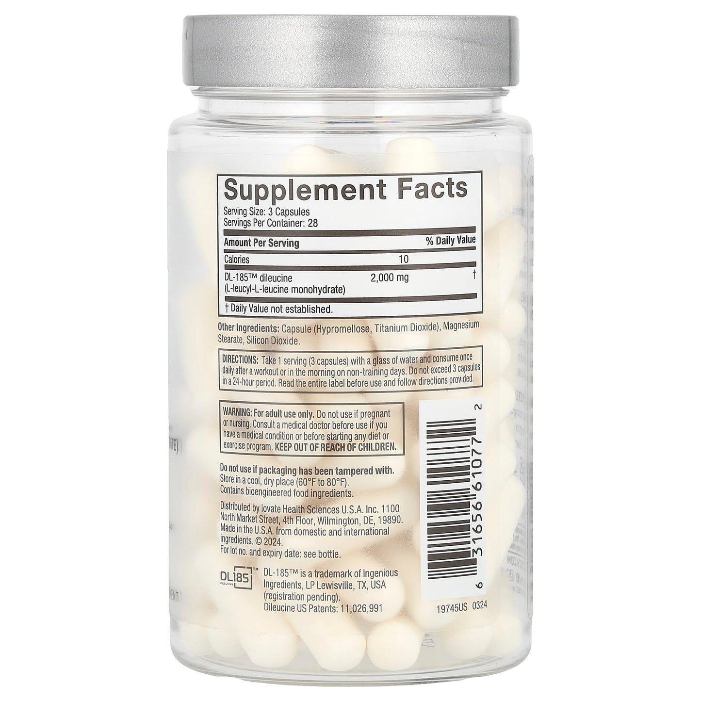 MuscleTech, Peptide 185™, 84 Capsules (666 mg per Capsule) - Image 2