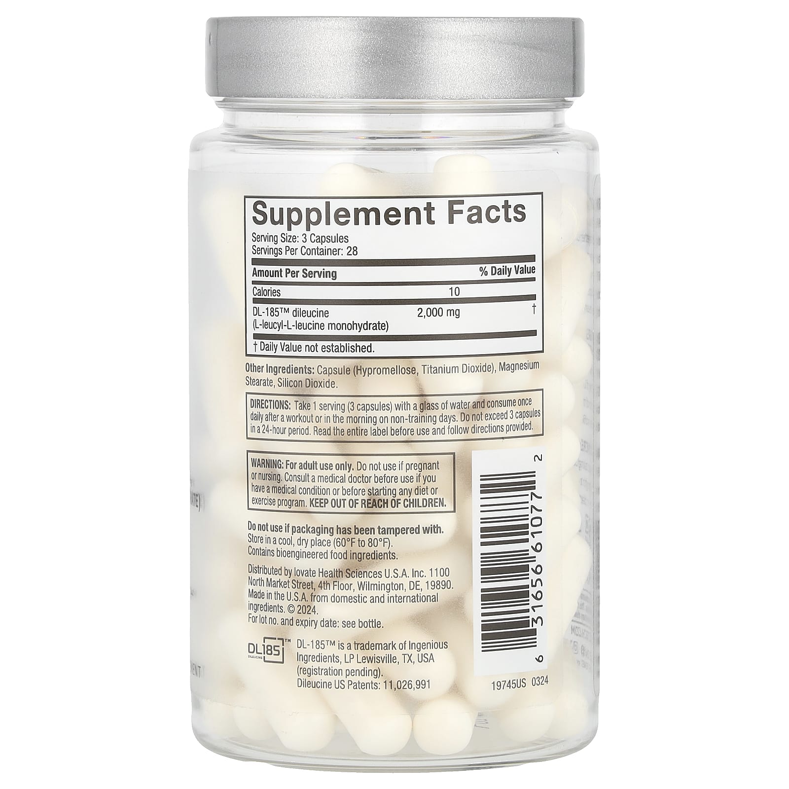 MuscleTech, Peptide 185™, 84 Capsules (666 mg per Capsule) - Image 2