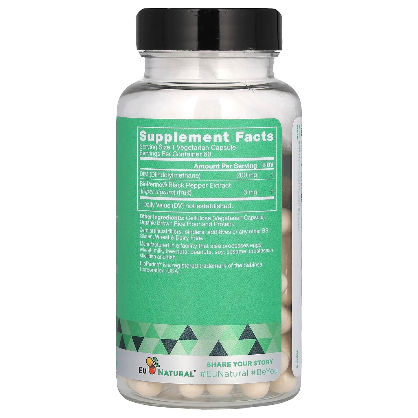 DIM Balance & Hormone Support | 200mg EU Natural Capsules - Image 2