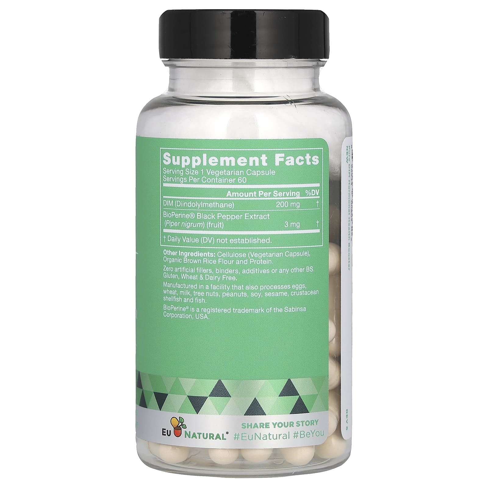 DIM Balance & Hormone Support | 200mg EU Natural Capsules - Image 2