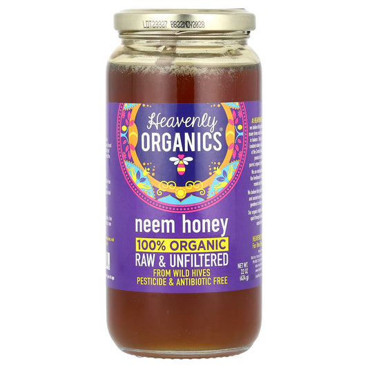 Heavenly Organics USDA Organic Neem Honey, 22 oz (624 g) - Image 1