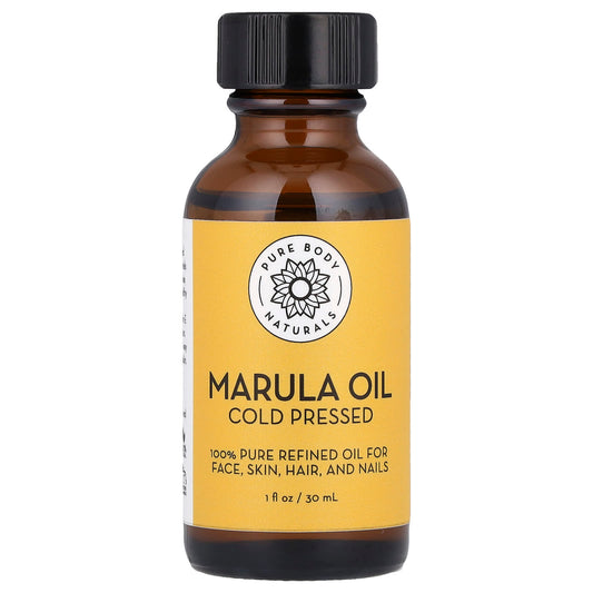 Pure Body Naturals, Marula Oil, Cold Pressed, 1 fl oz (30 ml) - Image 1