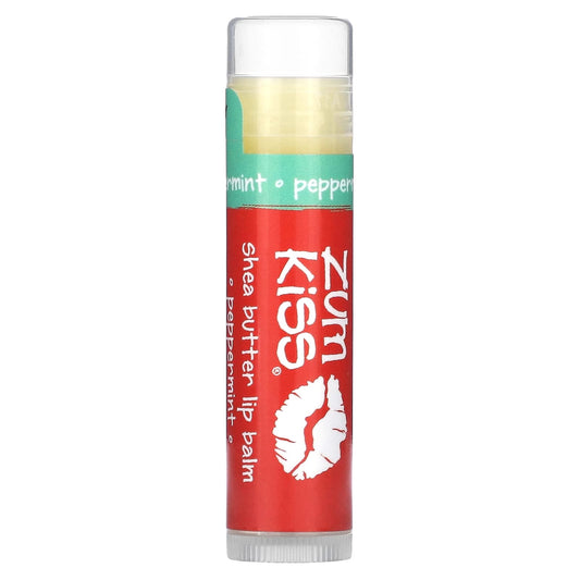 ZUM, Zum Kiss, Shea Butter Lip Balm, Peppermint, 0.15 oz - Image 1