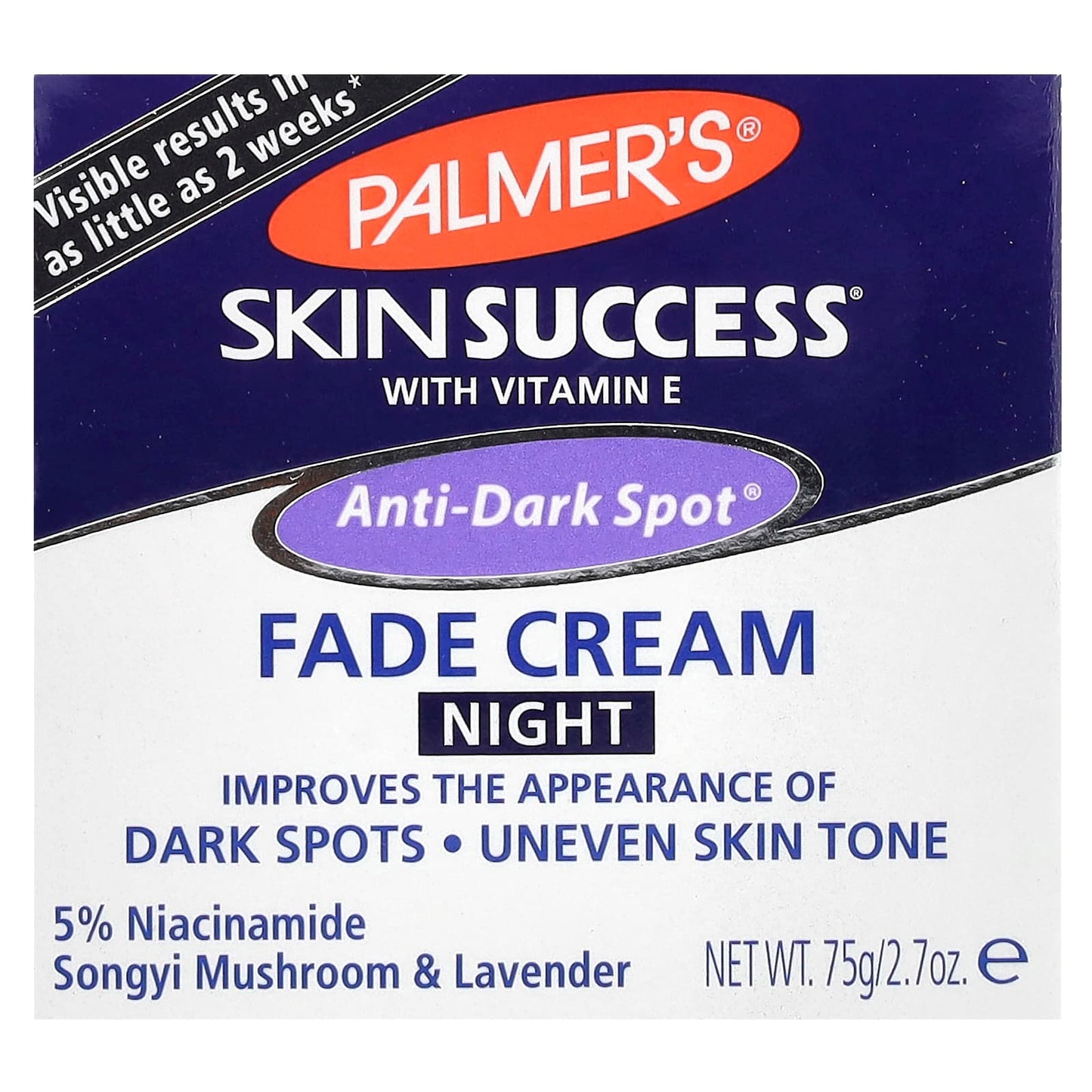 Palmer's, Skin Success® with Vitamin E, Anti-Dark Spot® Fade Cream, Night, 2.7 oz (75 g) - Image 2