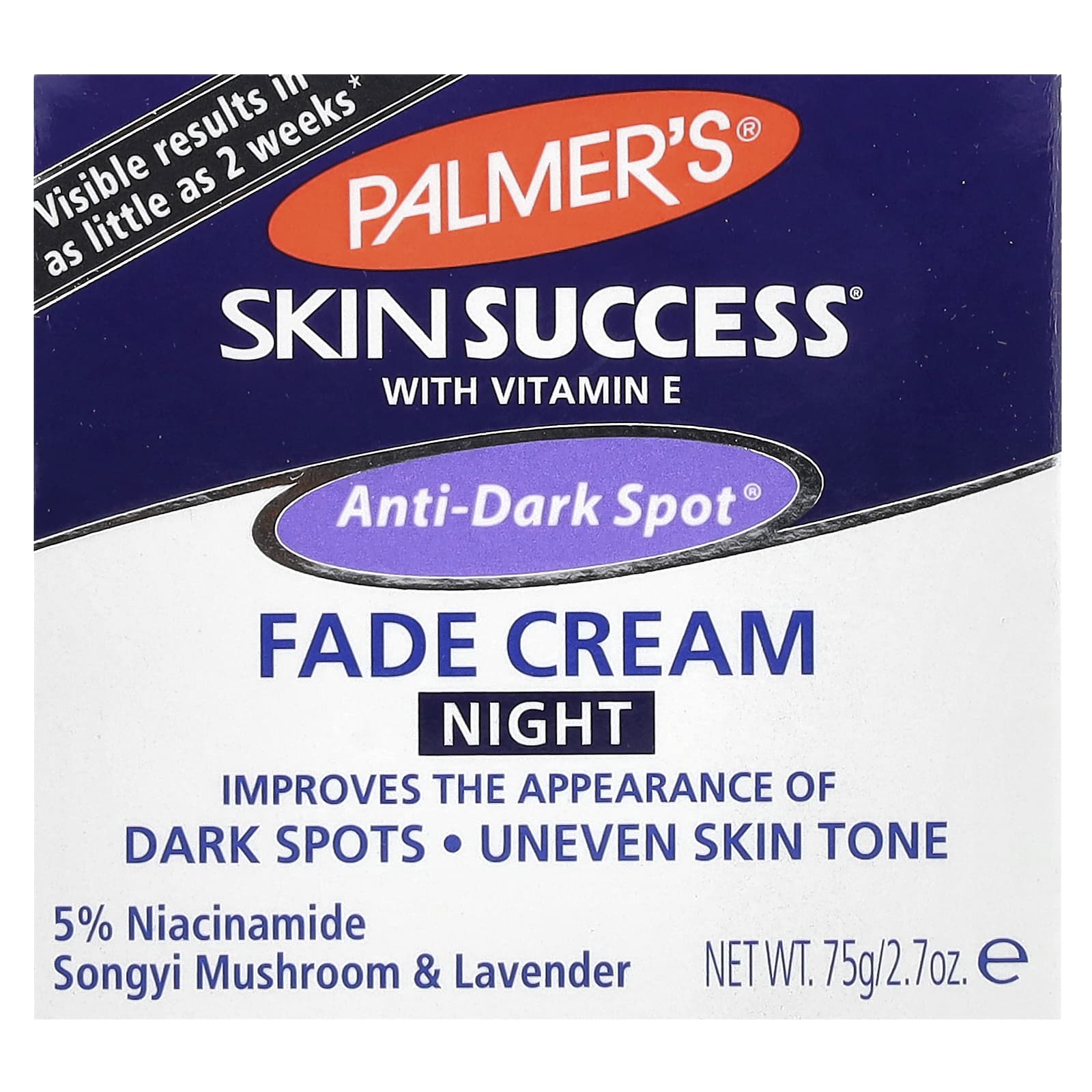 Palmer's, Skin Success® with Vitamin E, Anti-Dark Spot® Fade Cream, Night, 2.7 oz (75 g) - Image 2