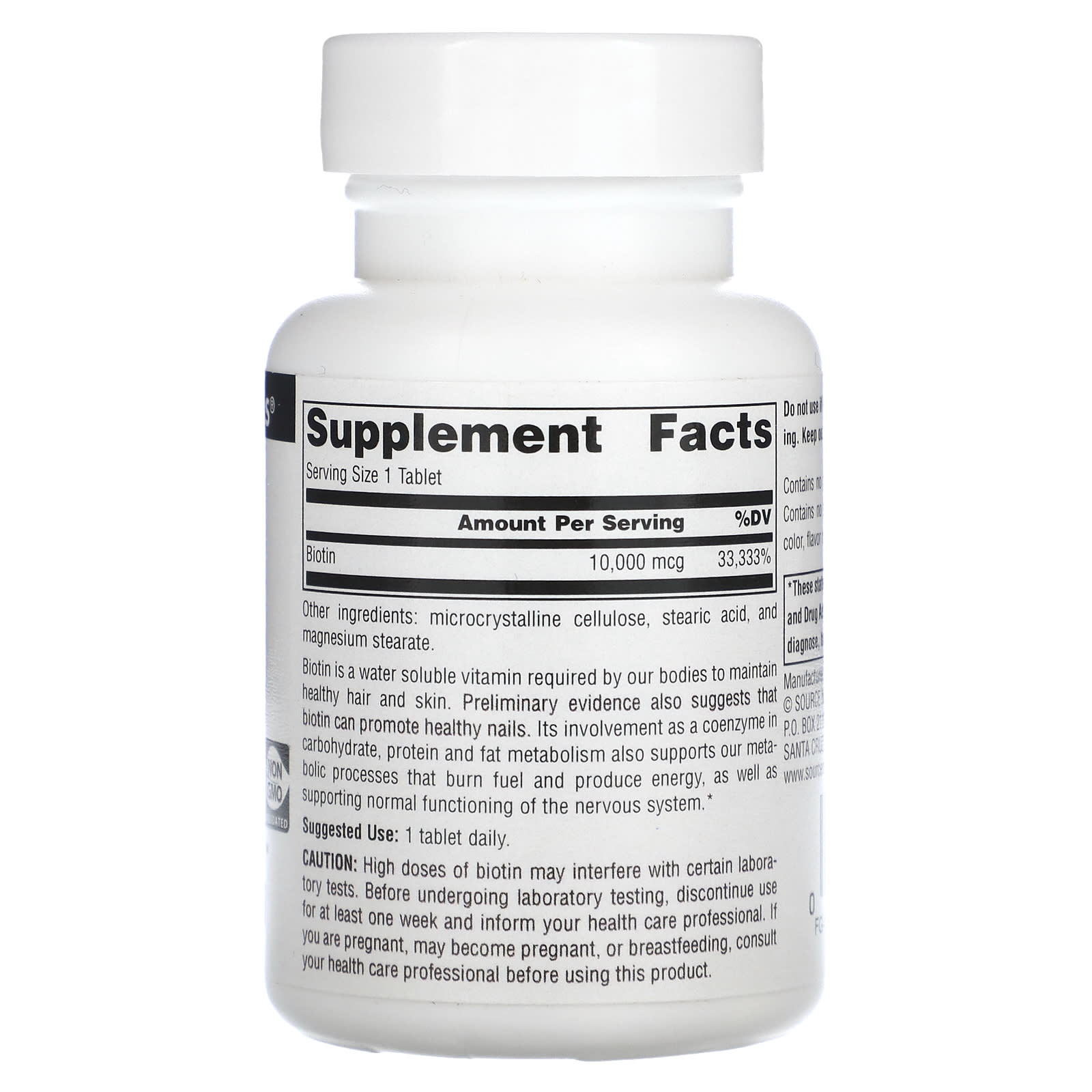 Source Naturals, Biotin, 10,000 mcg, 120 Tablets - Image 2