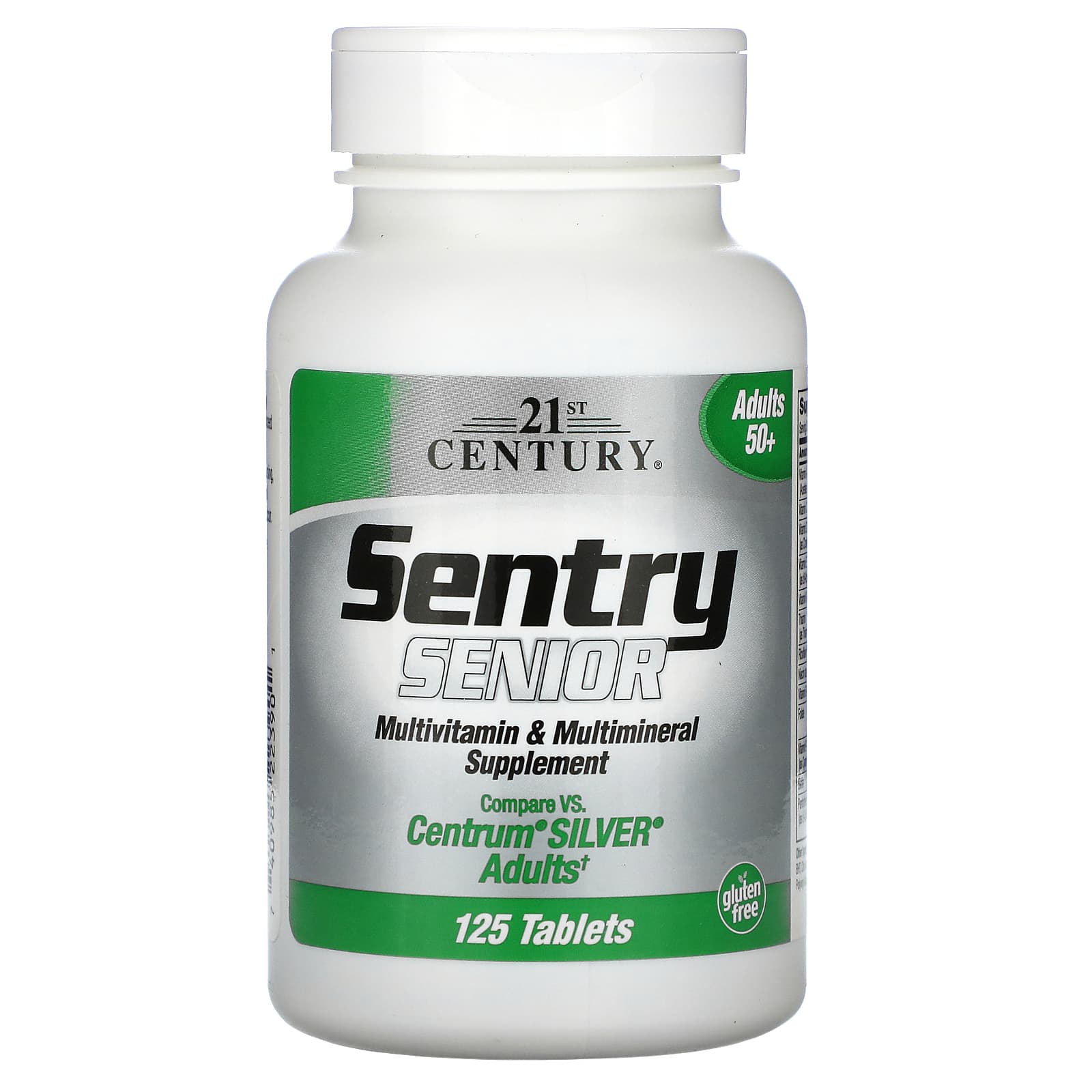 21st Century Multivitamin & Multimineral Supplement for Adults 50+ - 125 Tablets - Image 1