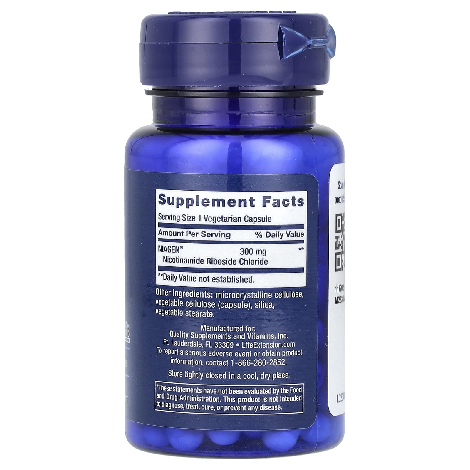 Life Extension, NAD+  Cell Regenerator, 300 mg, 30 Vegetarian Capsules - Image 2