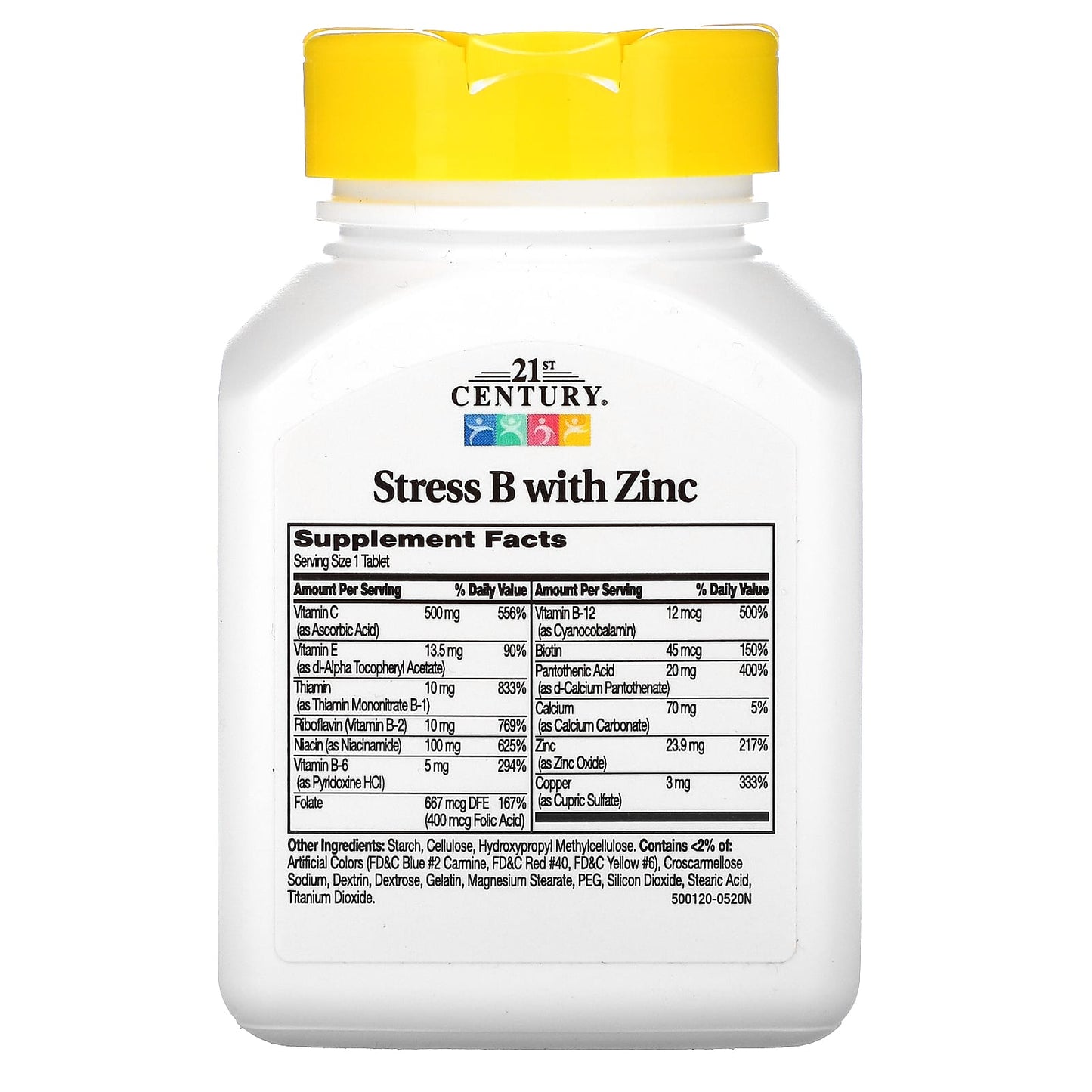 Stress Relief Support with Zinc, 66 Tablets - 21st Century - Image 2