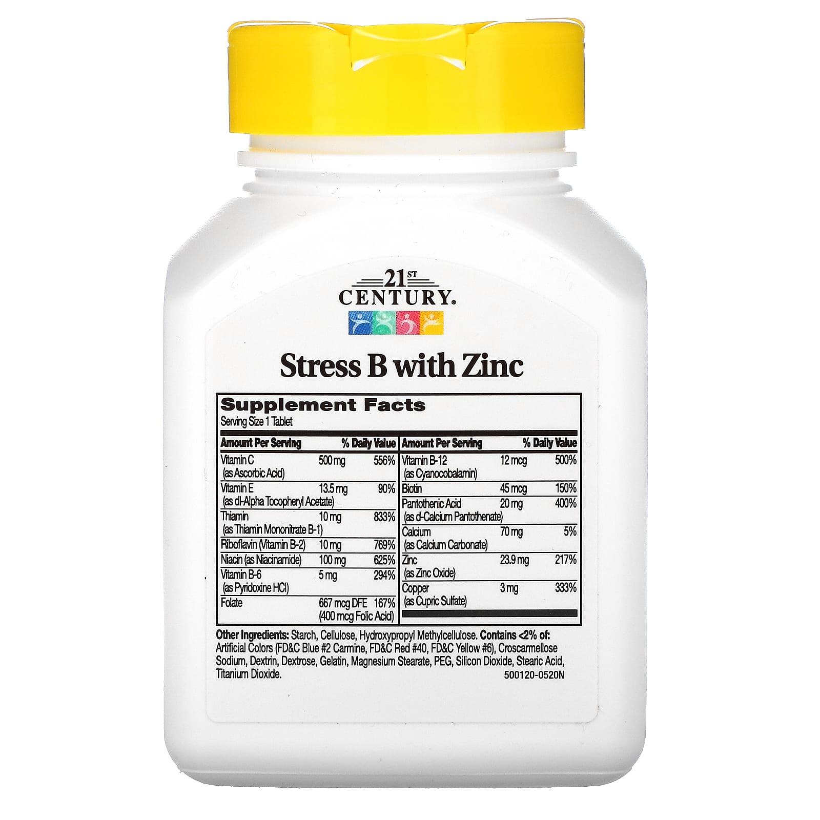 Stress Relief Support with Zinc, 66 Tablets - 21st Century - Image 2