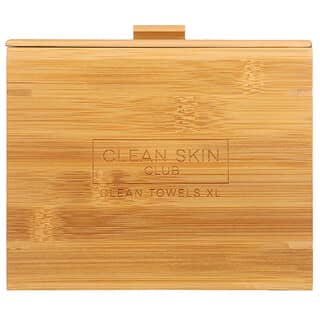 Eco-Friendly Clean Towels in Luxe Bamboo Box | Clean Skin Club
