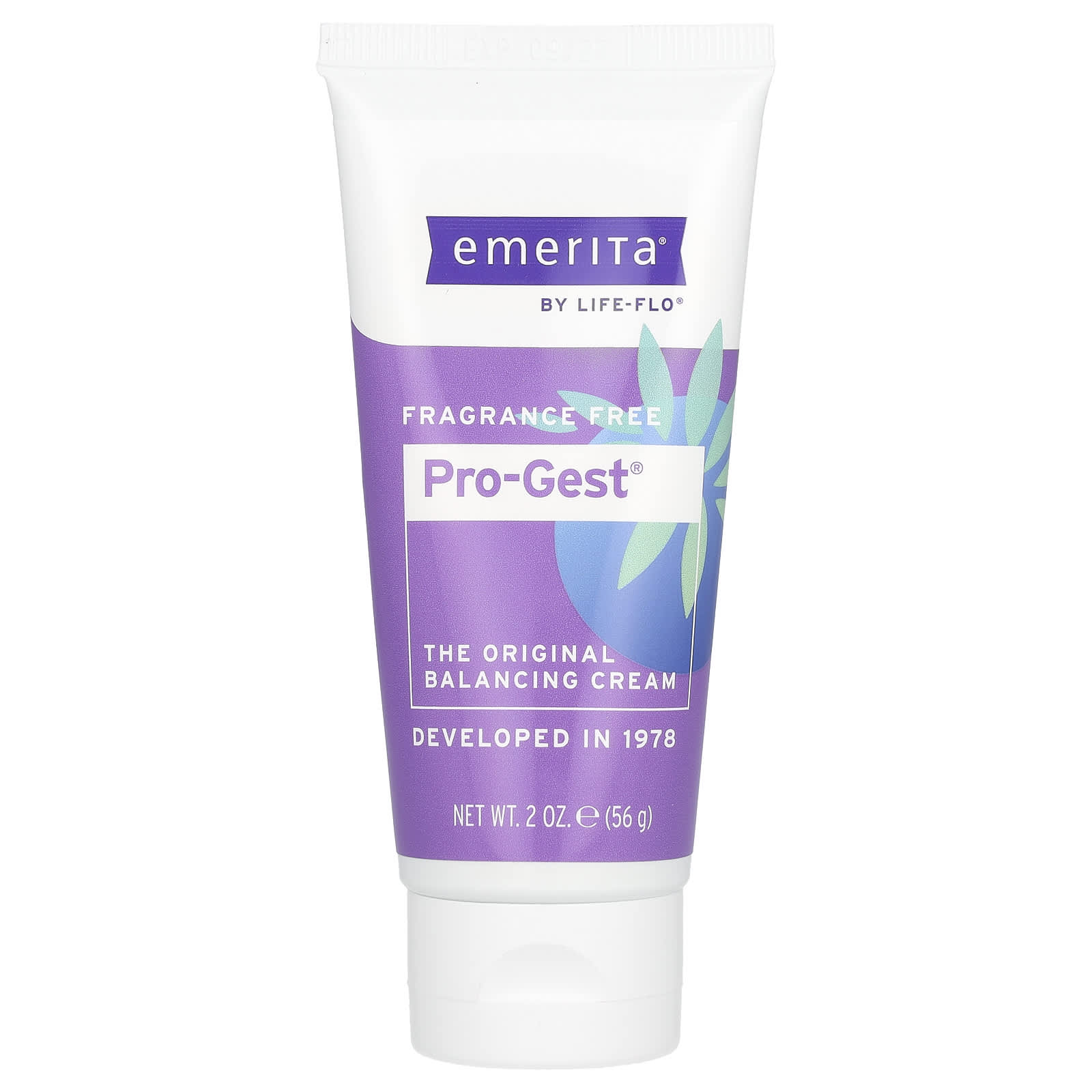 Emerita Pro-Gest Balancing Cream, Fragrance-Free, 2 oz (56g) - Image 1
